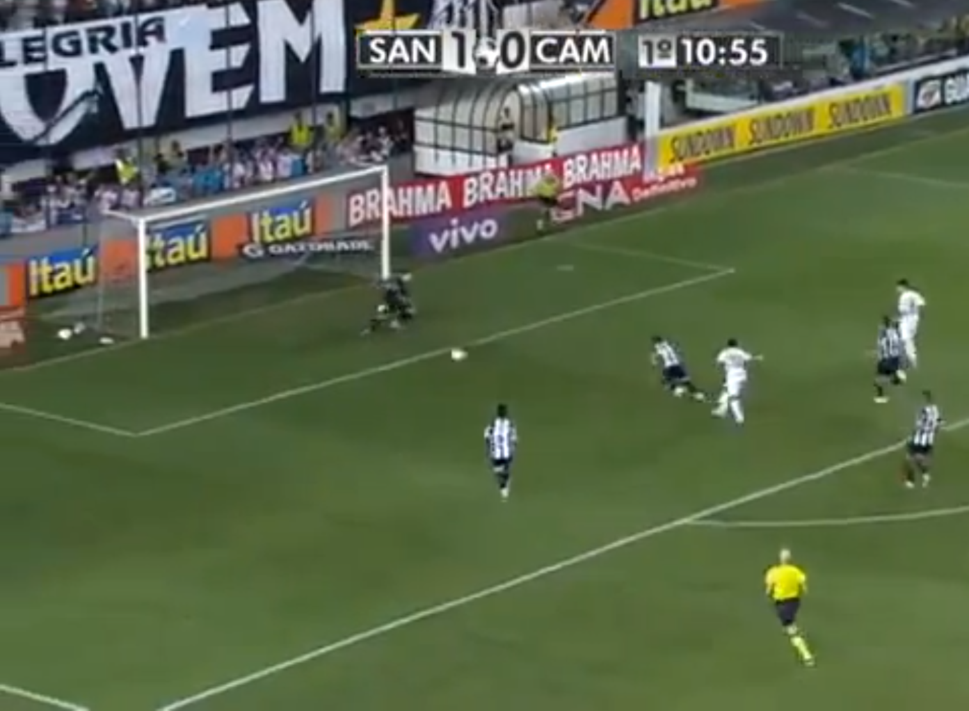 Santos, Drömmål, Neymar, Atletico Mineiro
